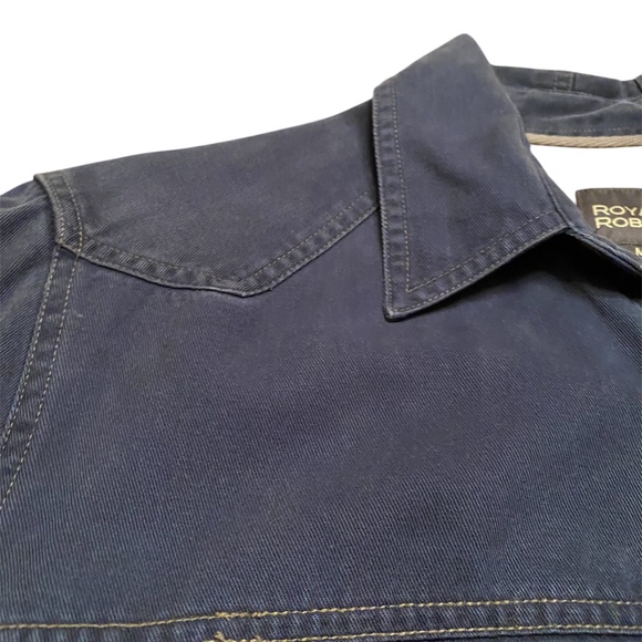Royal Robbins mens Cotton Twill button up shirt Navy Medium - Picture 5 of 7